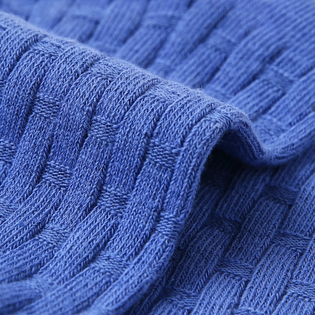 Textured No-Show Socks