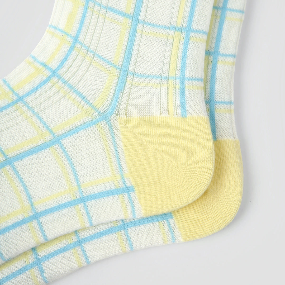 Women's Retro Modern Lurex Crew Socks (3-Pack) - sock set showing secure grip comfort
