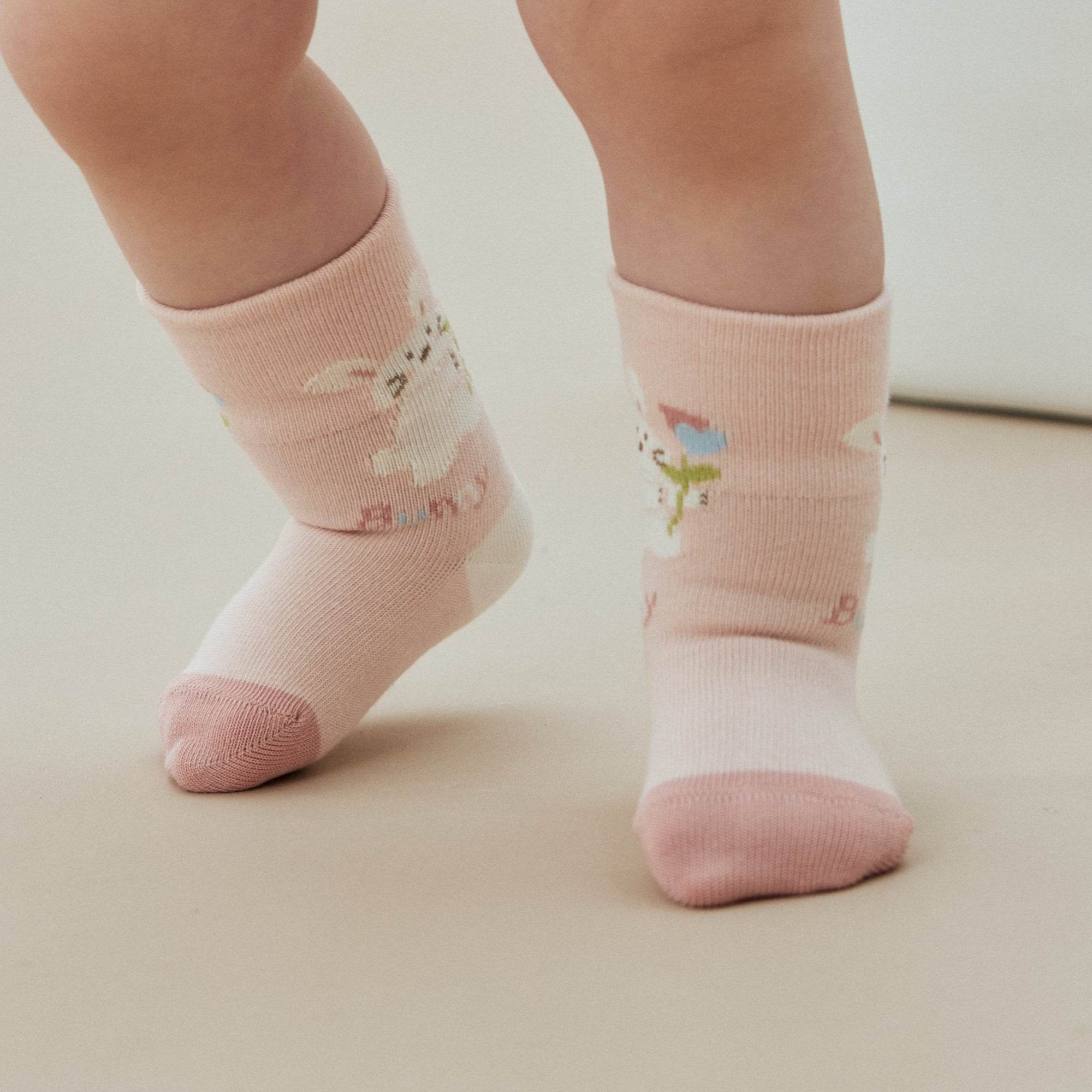 Babies The Cottontail Crew Socks-4 pack - Weavasocks