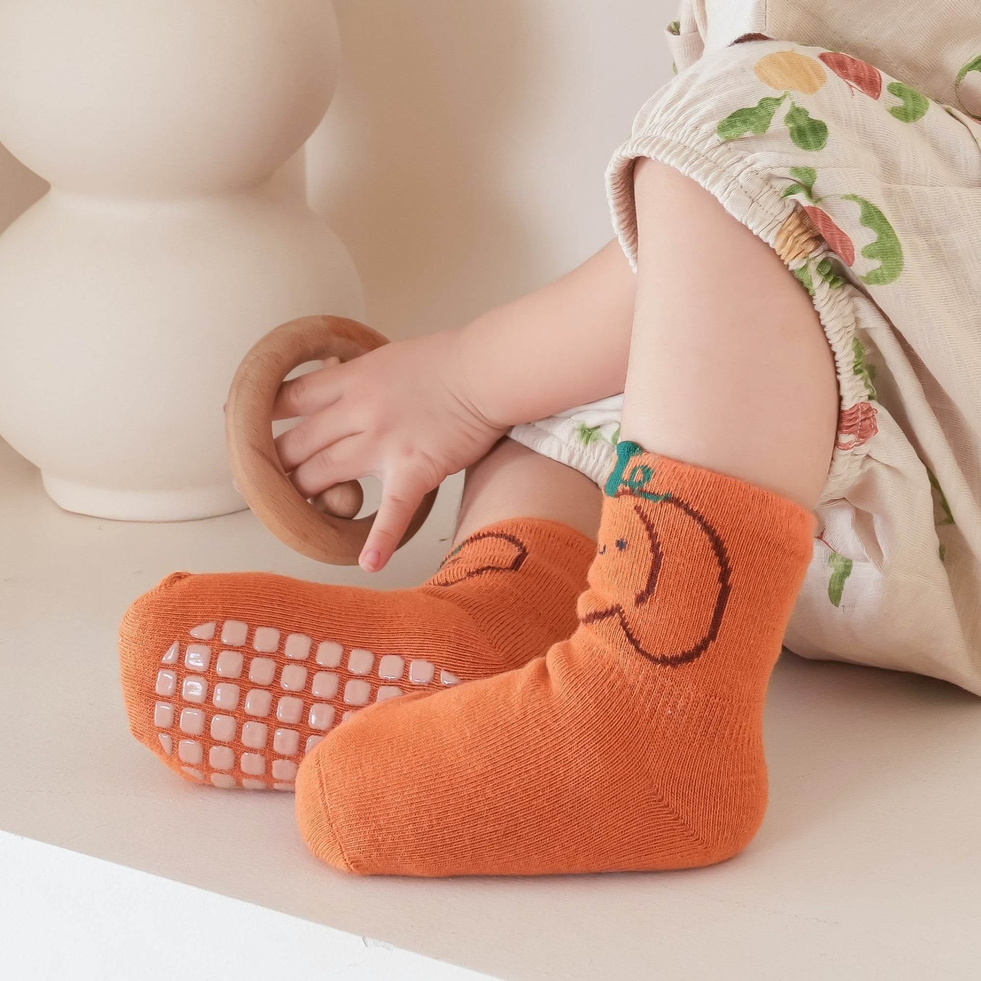 Babies Bunny& Bear Grip Socks-4 Pack - Weavasocks