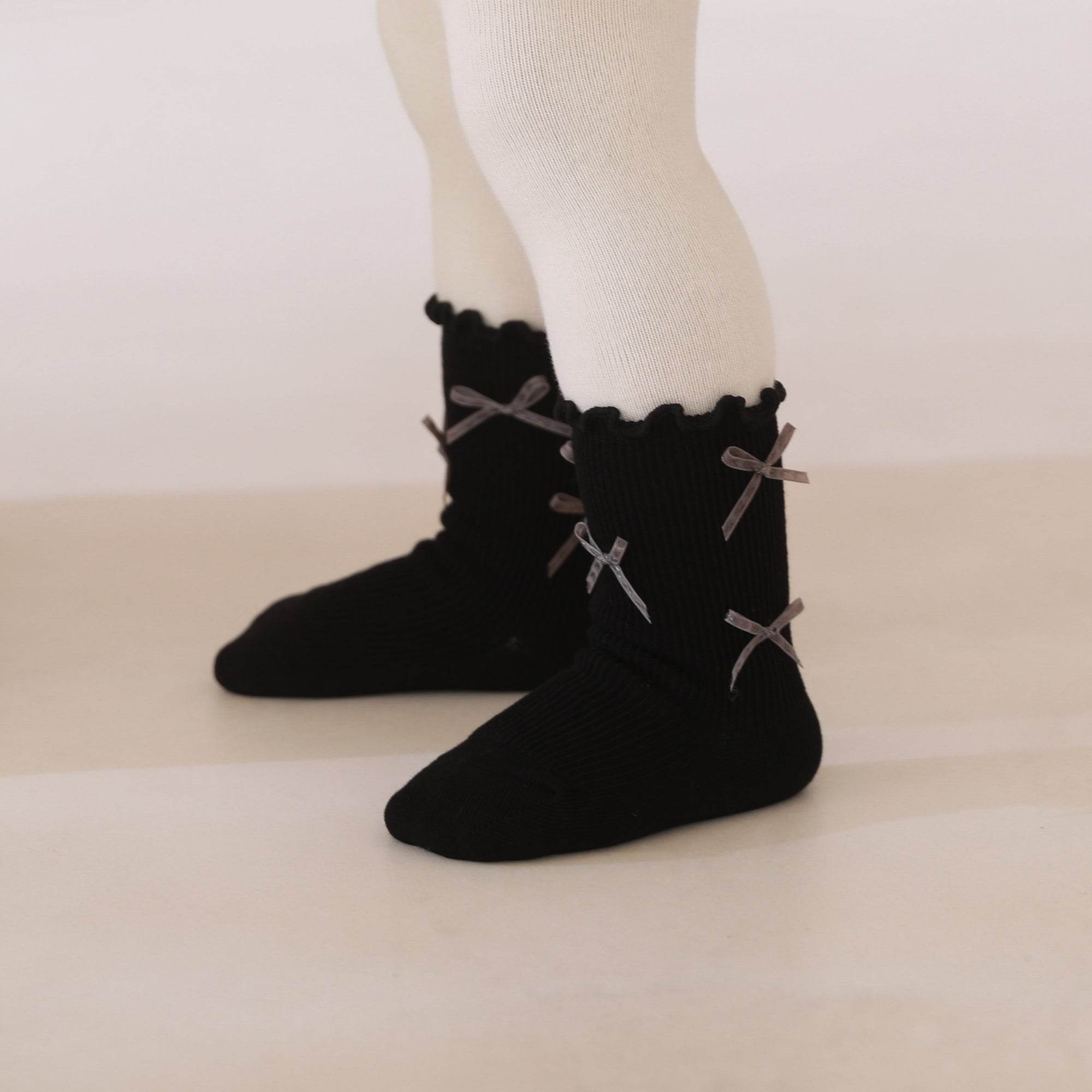 Babies Ballerina Bow Socks-4 Pack - Weavasocks