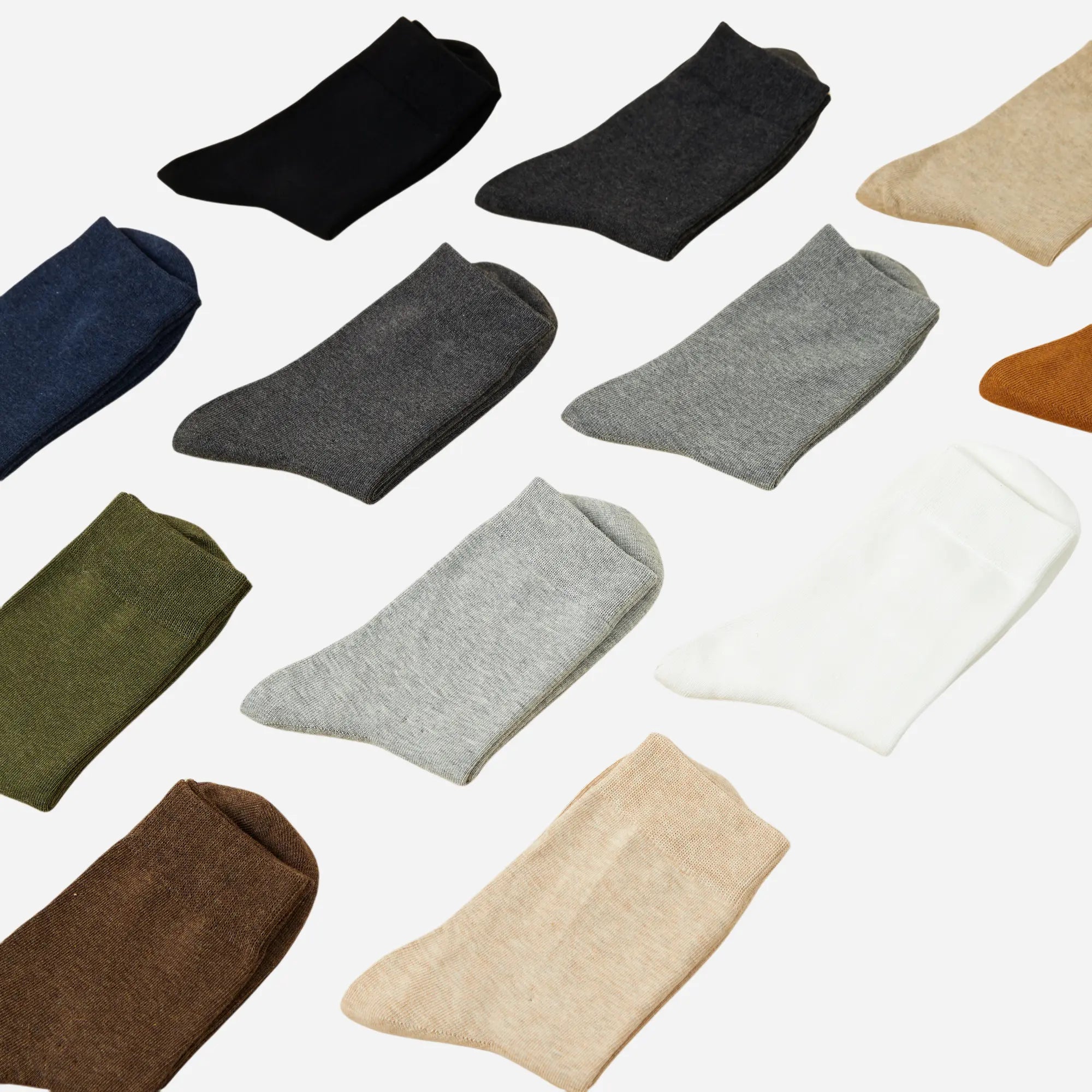 Men's Classic Marled Cotton Socks