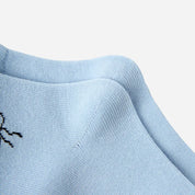 Kid's Girls' Sweet Blue Delicate Socks - 5 Pairs