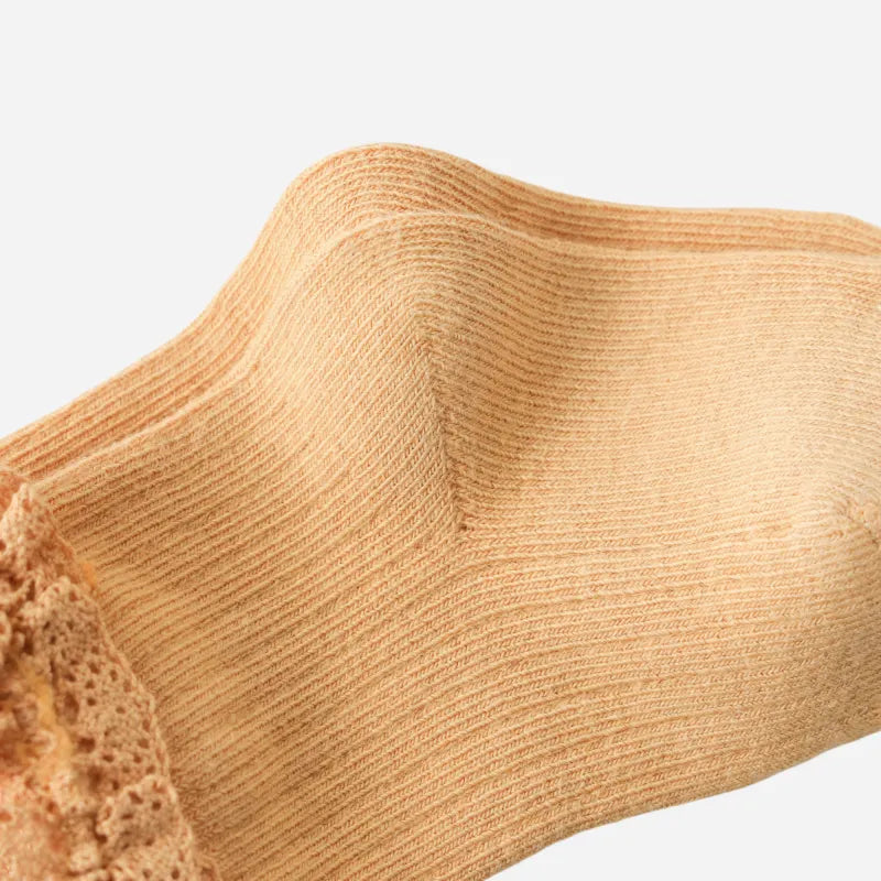 Babies Petal Cuff Ankle Socks-3 Pairs