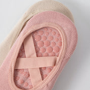 92% Cotton Cushioned Anti-Slip Yoga Socks