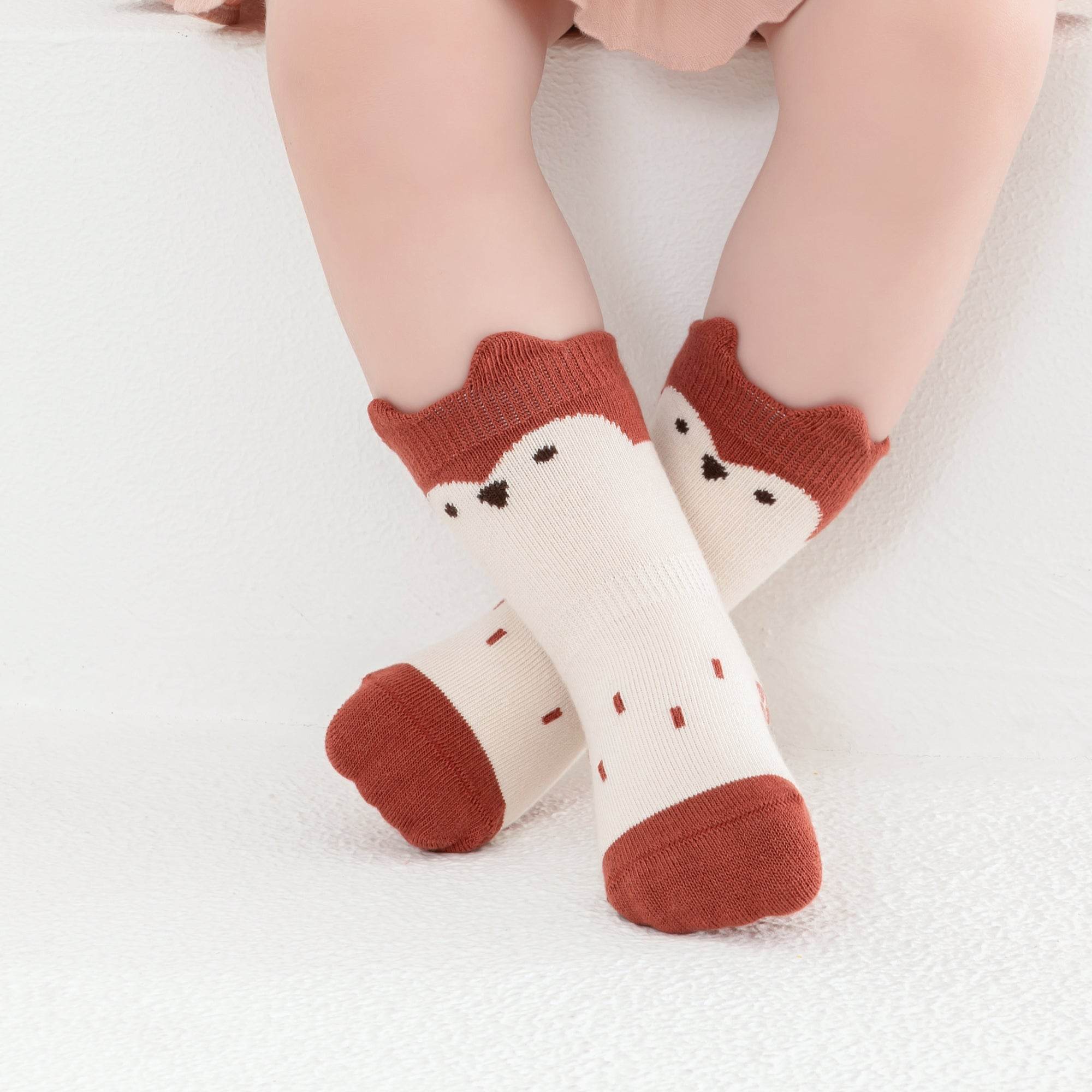 Babies' Animal Kingdom Grip Socks-4 Pack - Weavasocks