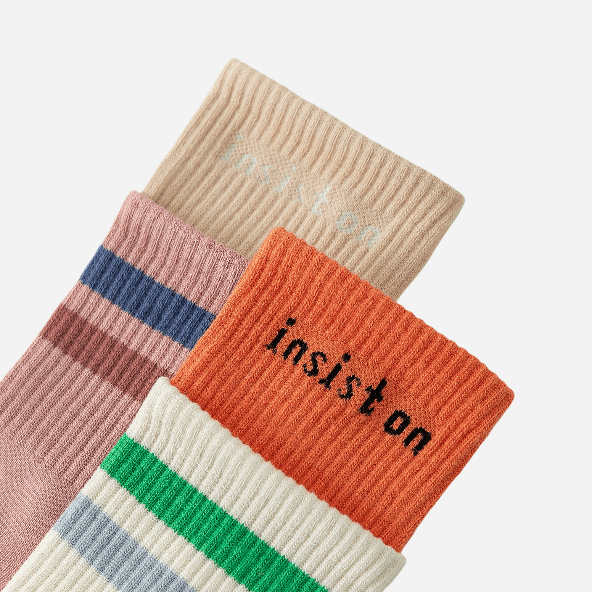 Women's Retro Stripe Yoga & Pilates Grip Socks