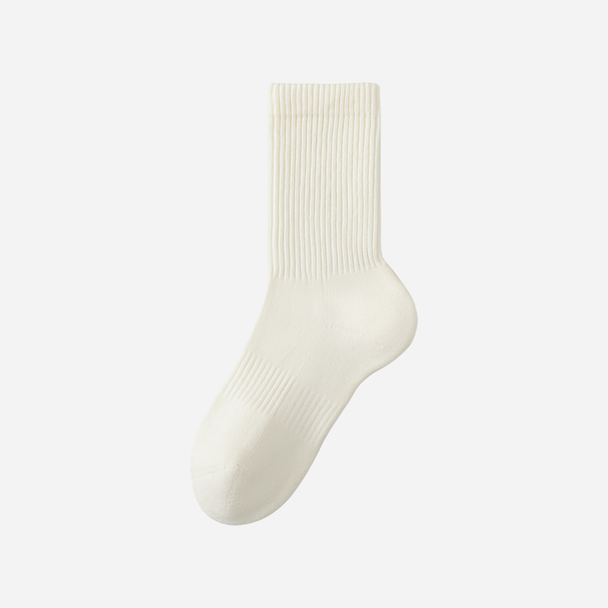 Women's Plush Terry Crew Socks-5 Pack