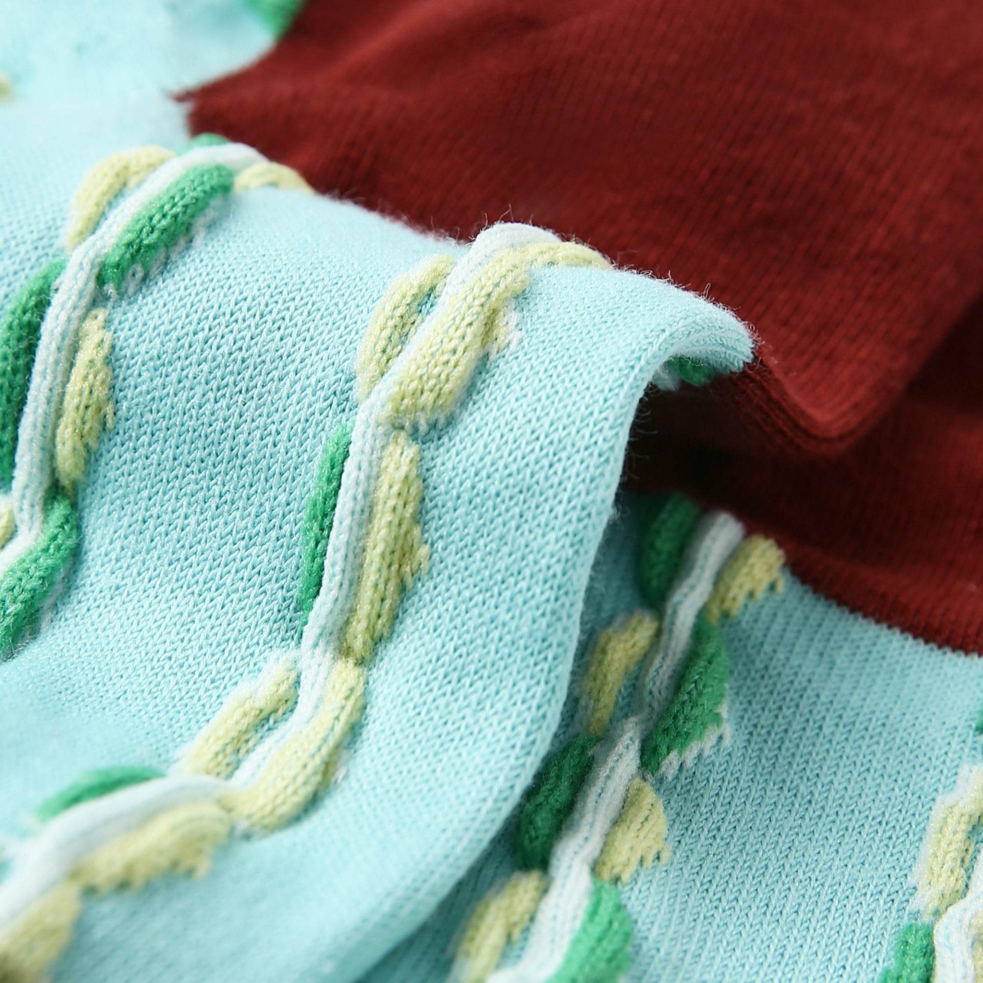 Women's Colorful Patterned No-Show Socks - 3 Pairs