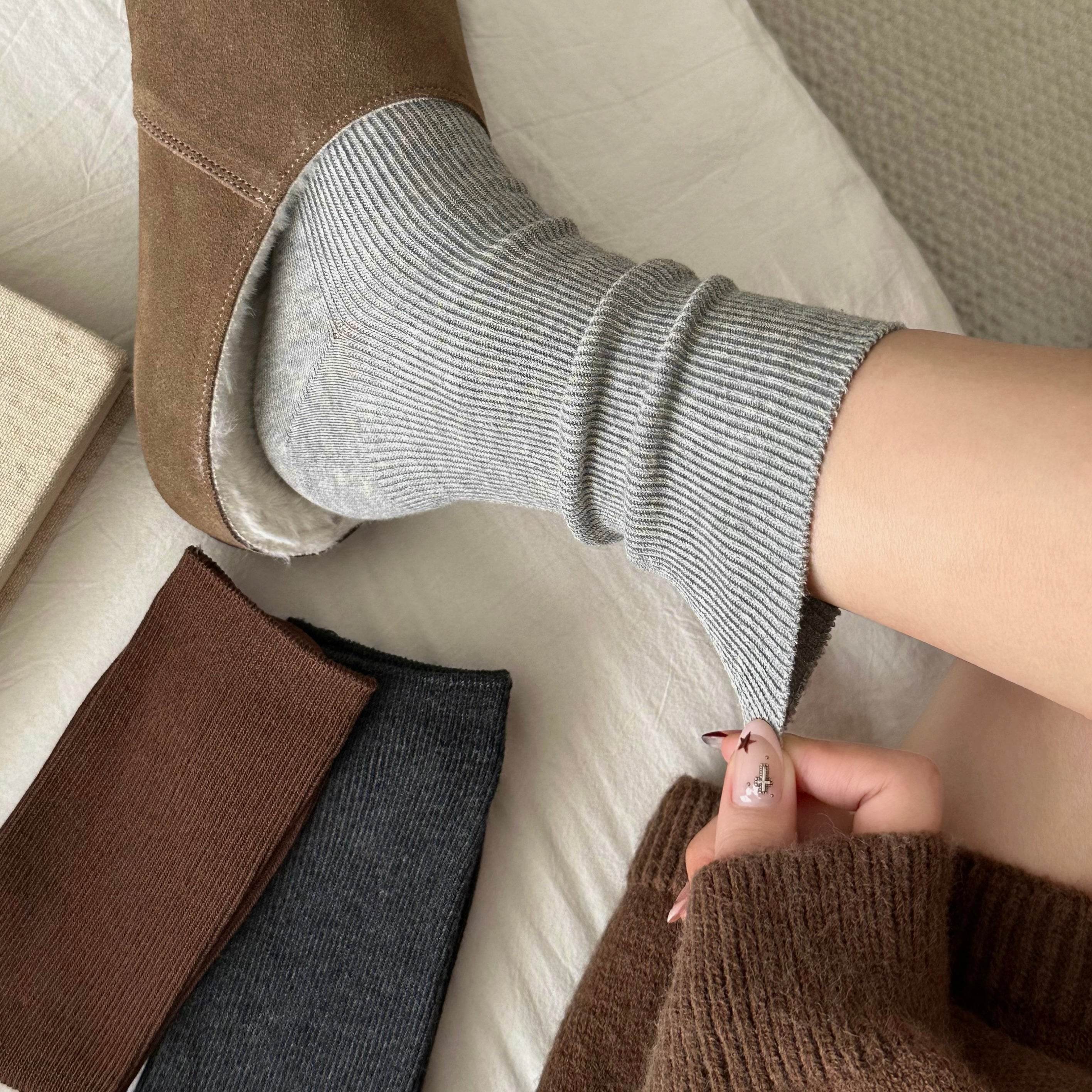 Women's Everyday Slouchy Ribbed Socks - Single Pair