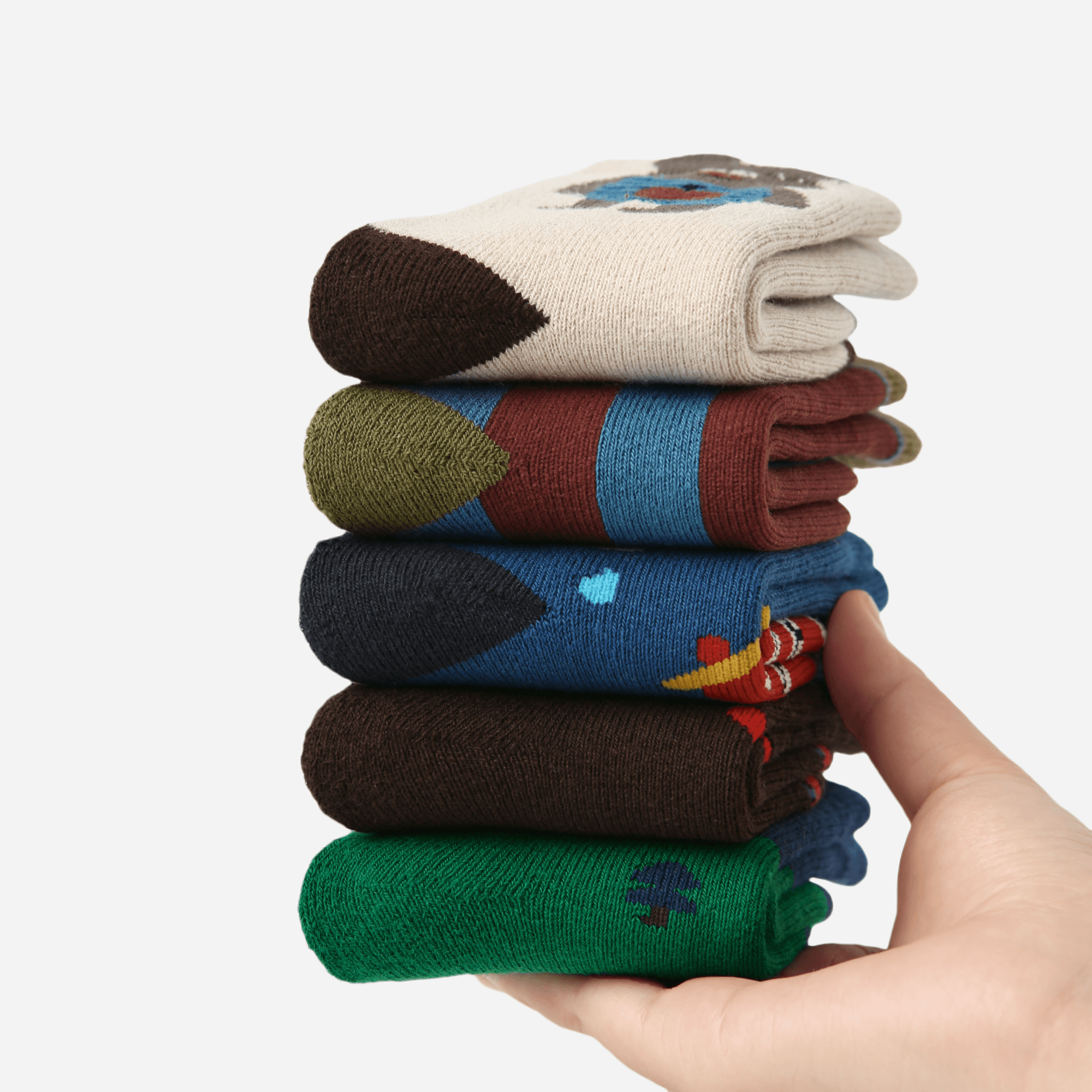 Kid's The Illustrated Adventures Socks-5 pack - Weavasocks