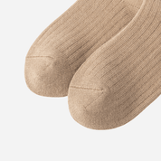 Kid's Neutral Ribbed Crew Socks 5 - Pairs - Weavasocks