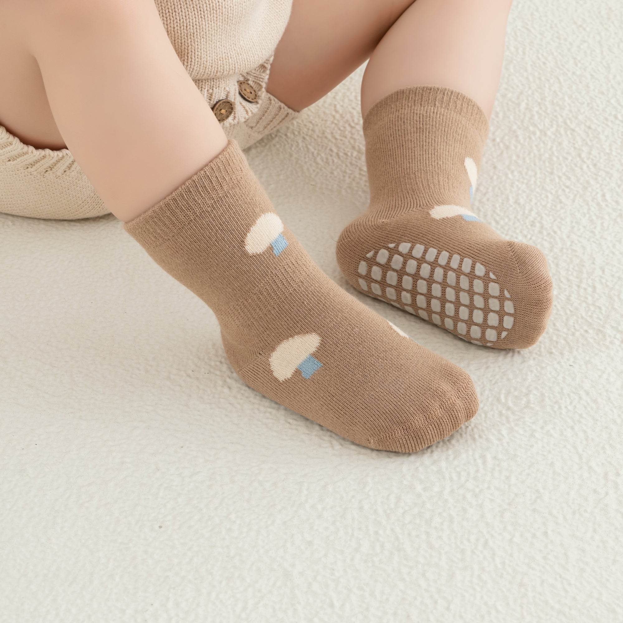 Babies Little Pumpkin Grip Socks-4 Pack - Weavasocks
