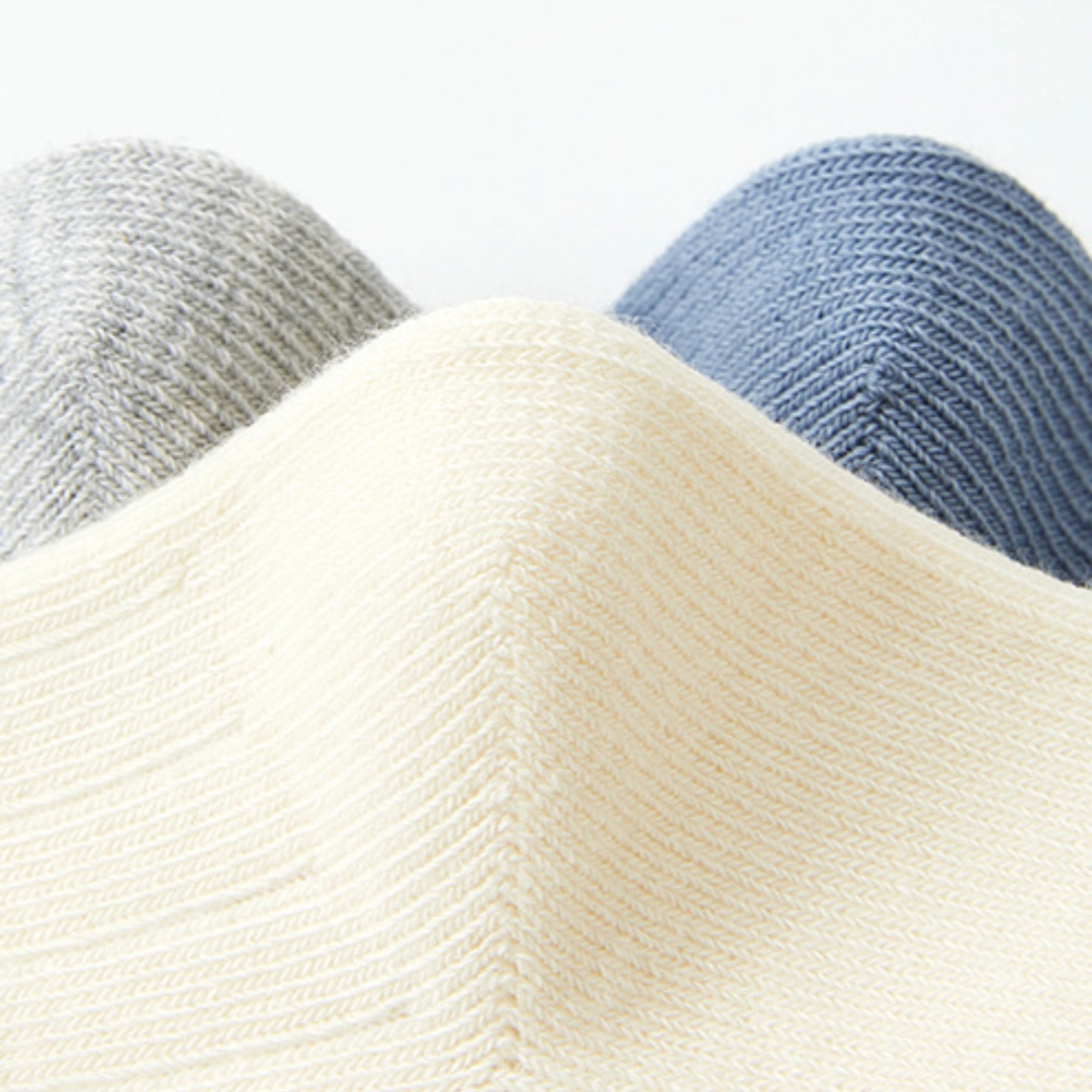 Kid‘s Premium 97% Cotton Ribbed Socks 5-Pack