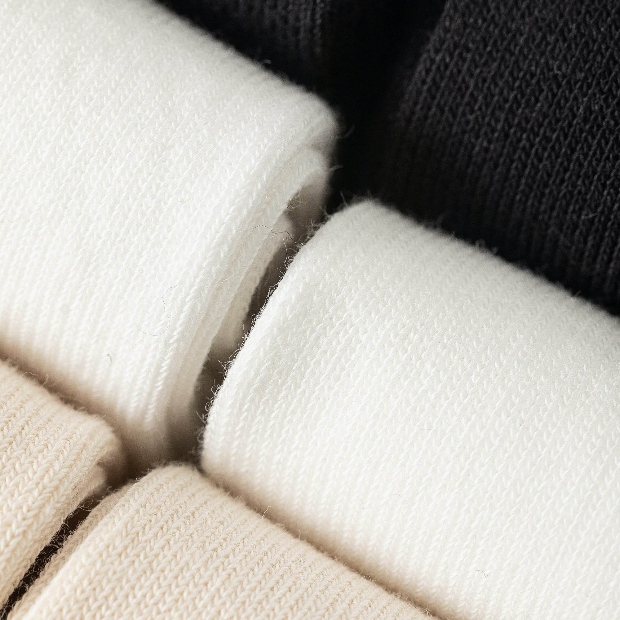 Women's Pure Organic Cotton Crew Socks - 5 Pairs