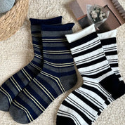 Stripe Crew Socks