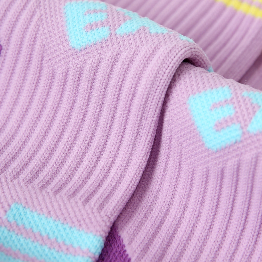 Performance Crew Socks - Purple