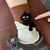 Peeking Cat Socks