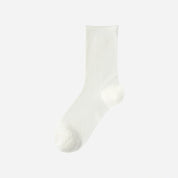 Women's 5.5" Luxury 6A Silk Roll Top Socks