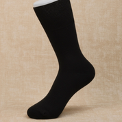 Women's 98% Cotton 7" Non-Binding Crew Socks - product photo showing soft cotton-rich comfort