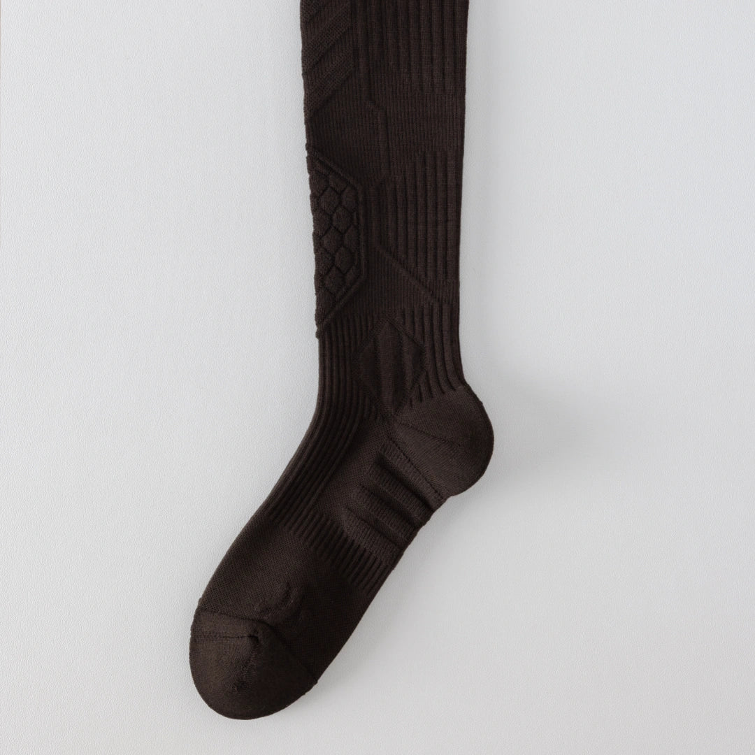 Men's Cotton Blend Knee-High Compression Athletic Socks