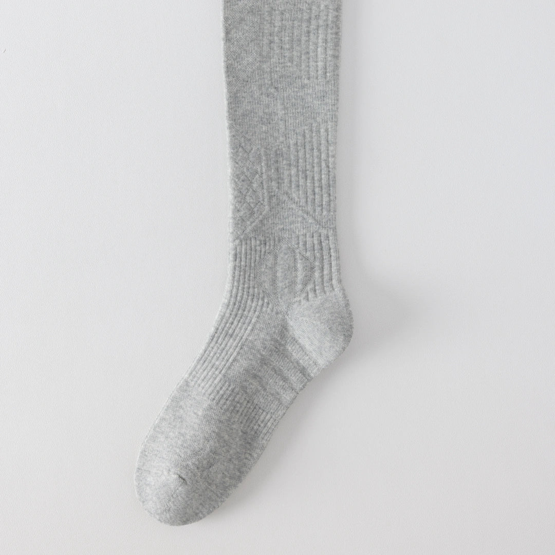 Men's Cotton Blend Knee-High Compression Athletic Socks