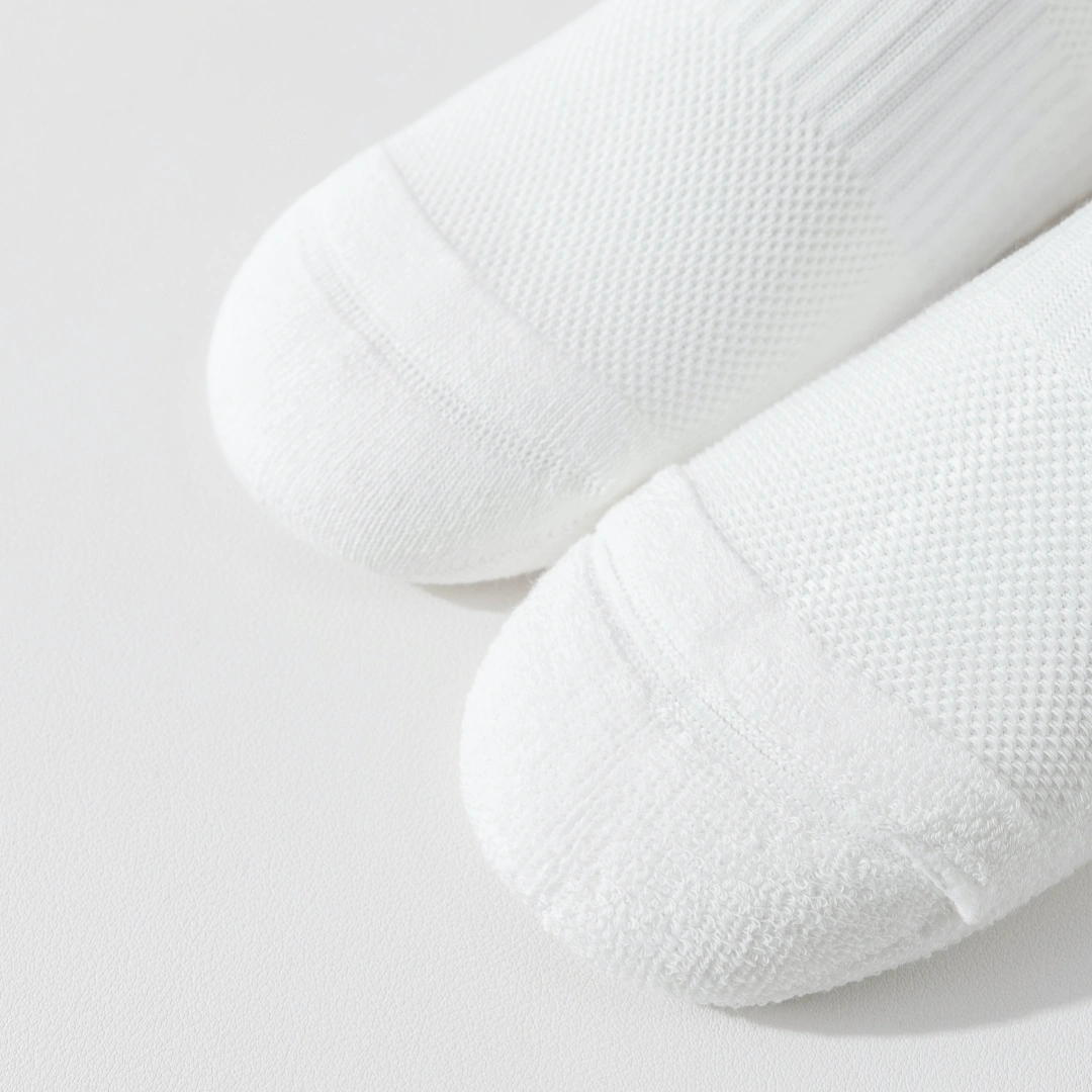 Men's 92% Cotton Non-Slip Yoga Ankle Socks - product photo showing secure grip comfort