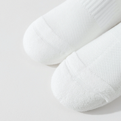 Men's 92% Cotton Non-Slip Yoga Ankle Socks - product photo showing secure grip comfort