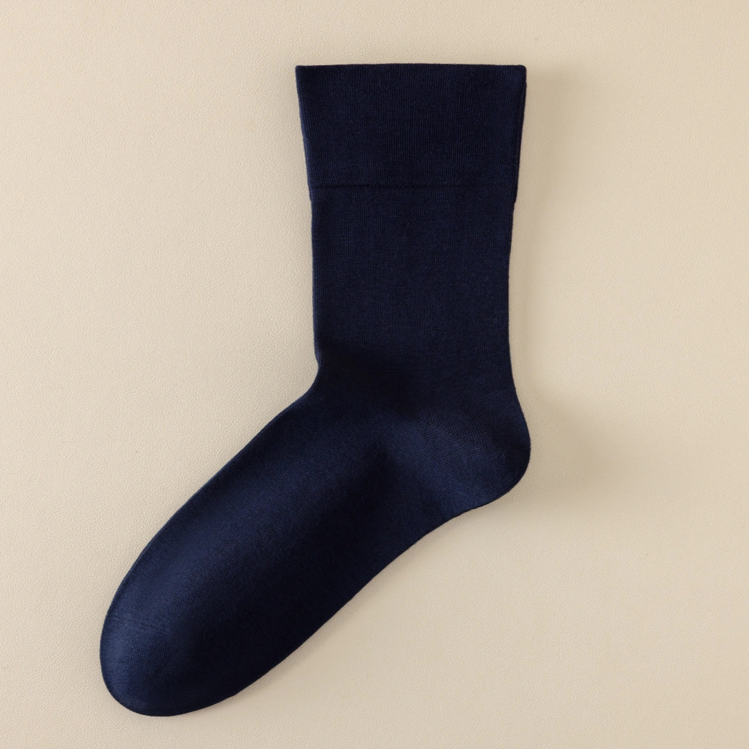 Men's 98% Cotton Non-Binding Relaxed Fit Socks