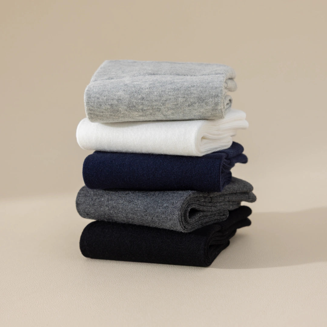 Men's 98% Cotton Non-Binding Relaxed Fit Socks