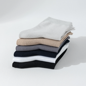Men's 60% Bamboo Fiber Anti-Odor Crew Socks - product photo showing secure grip comfort