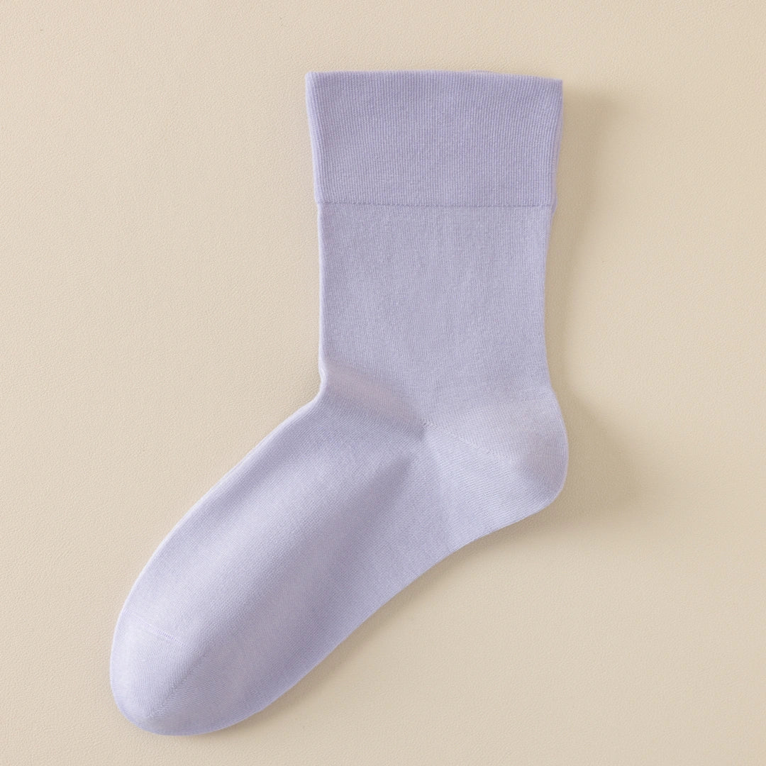 Women's 98% Cotton Non-Binding Relaxed Fit Socks