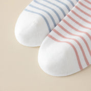 Women's 99% Combed Cotton Striped Bed & Sleep Socks