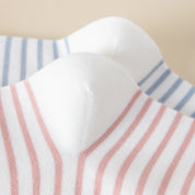 Women's 99% Combed Cotton Striped Bed & Sleep Socks