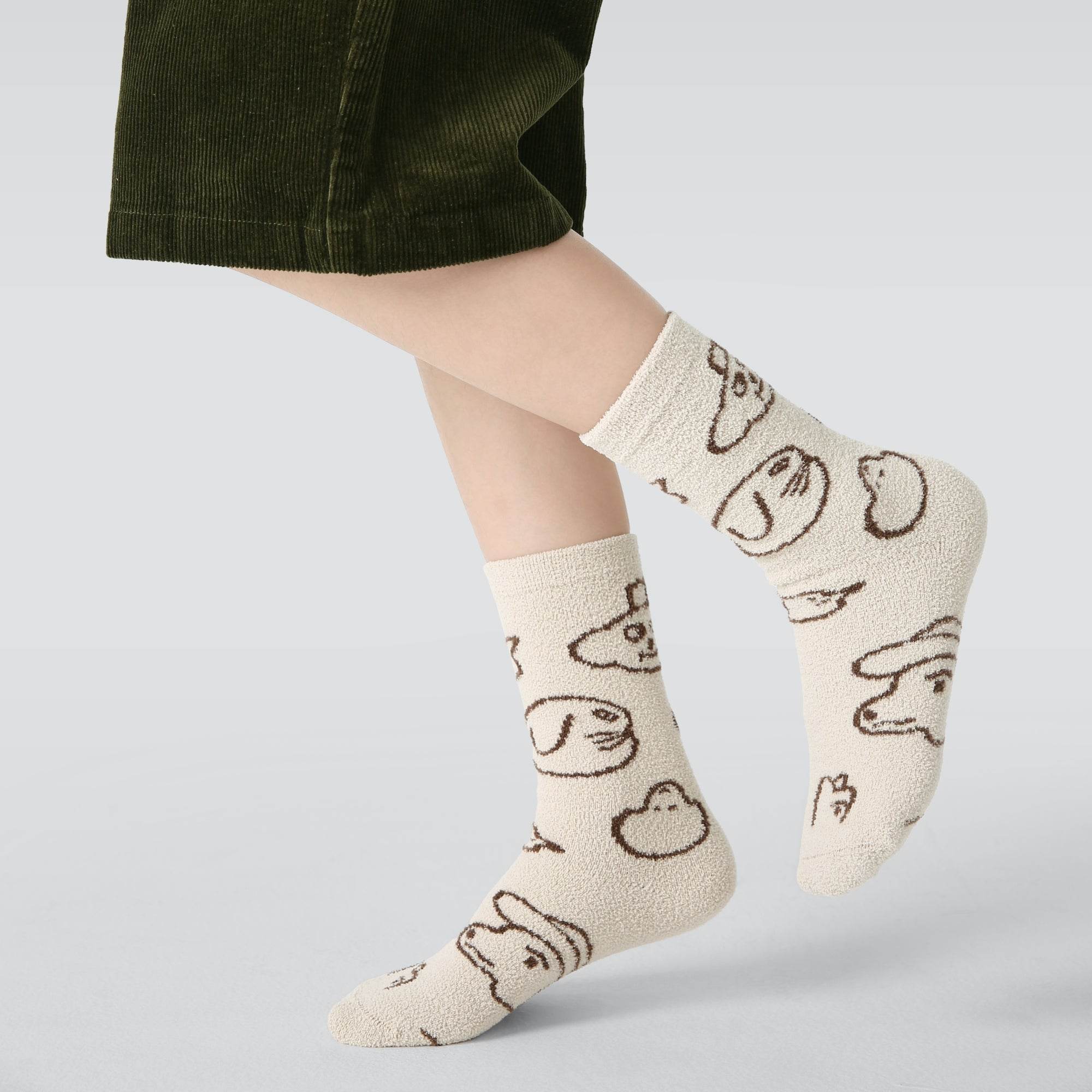 Kid's The Cozy Doodle Socks-4 pack - Weavasocks