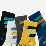 Kid's Modern Athletic Crew Socks - 5 Pairs - Weavasocks