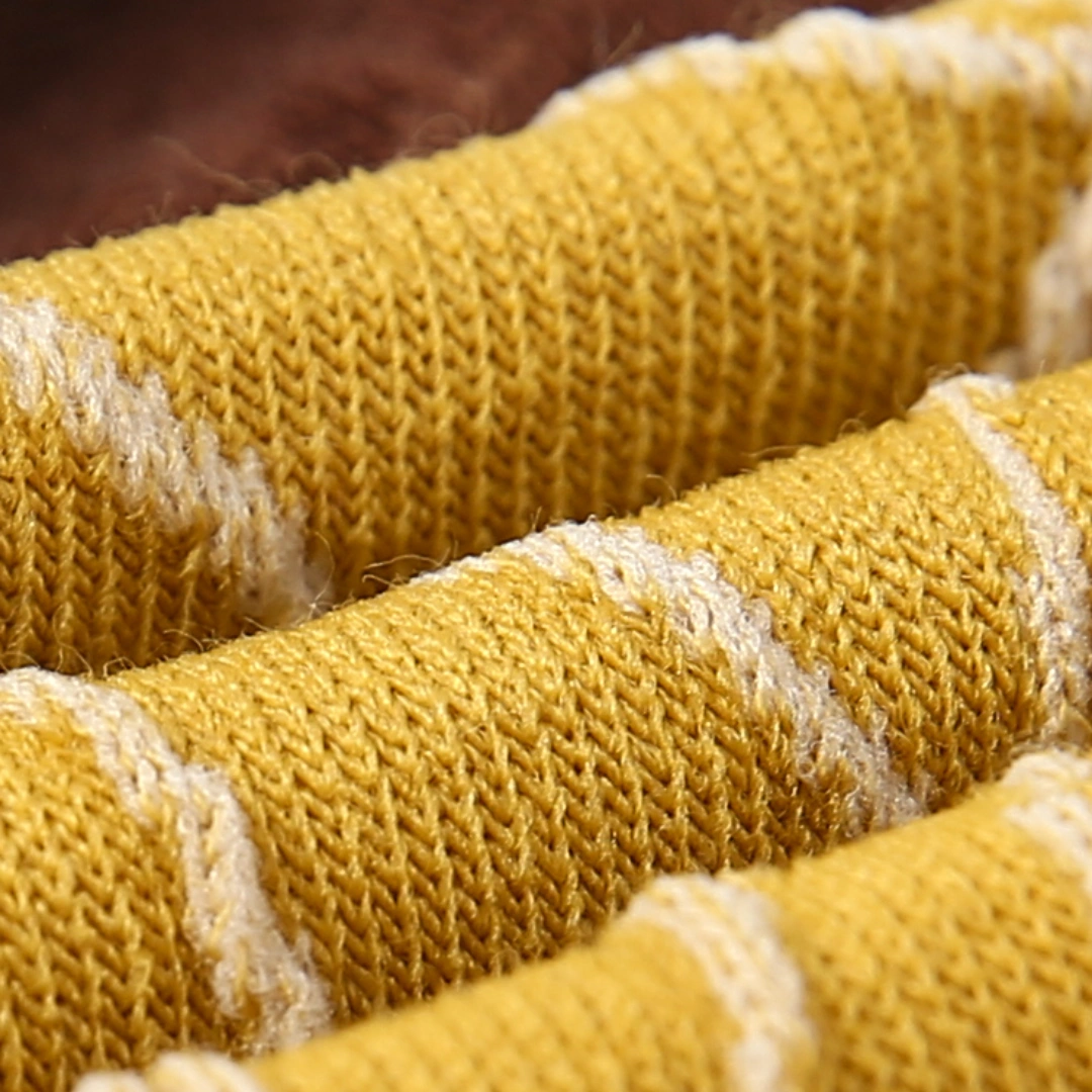 Premium Jacquard Cotton Socks in Sage & Earth Tones 3-Pack