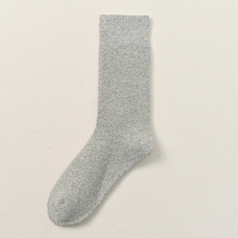 Men's 92% Cotton Terry Thermal Crew Socks