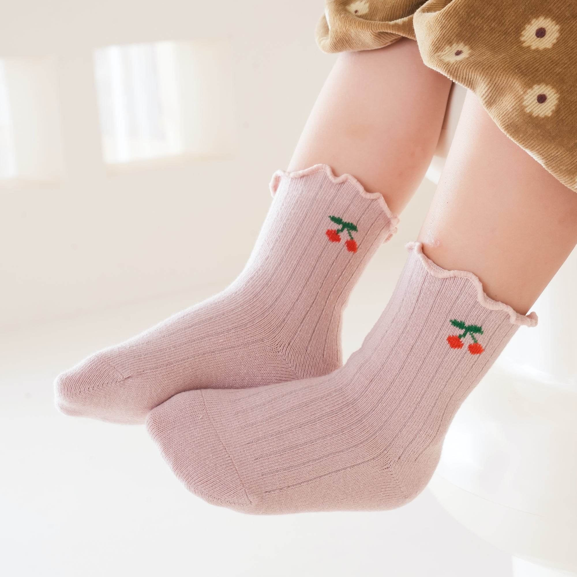 Babies Berry Cute Crew Socks-3 pack - Weavasocks