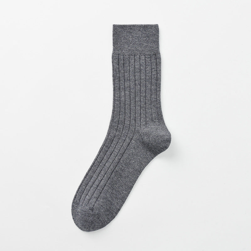 Men's 41% Wool Brushed Thermal Crew Socks