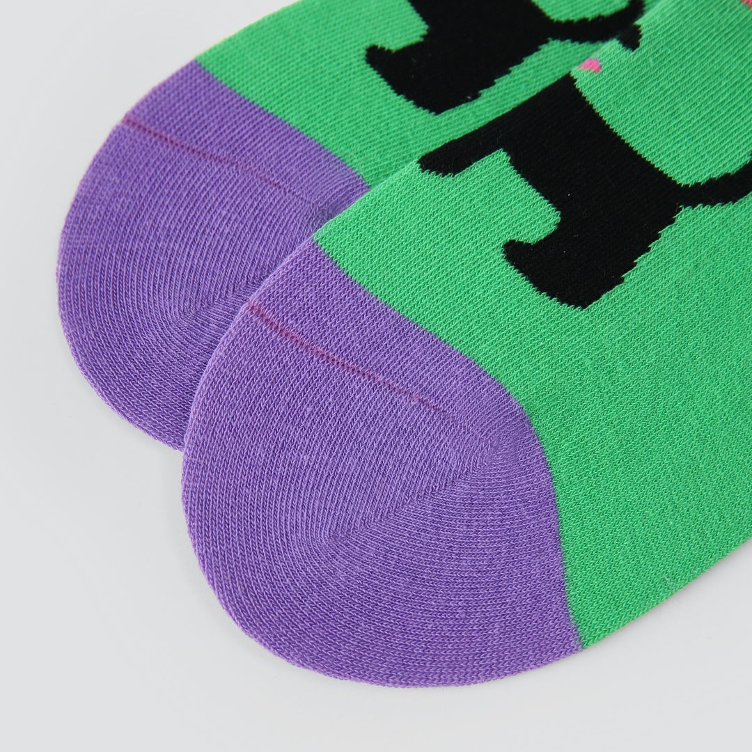 Women's Fun & Whimsical Summer Pattern No-Show Socks (5-Pack)