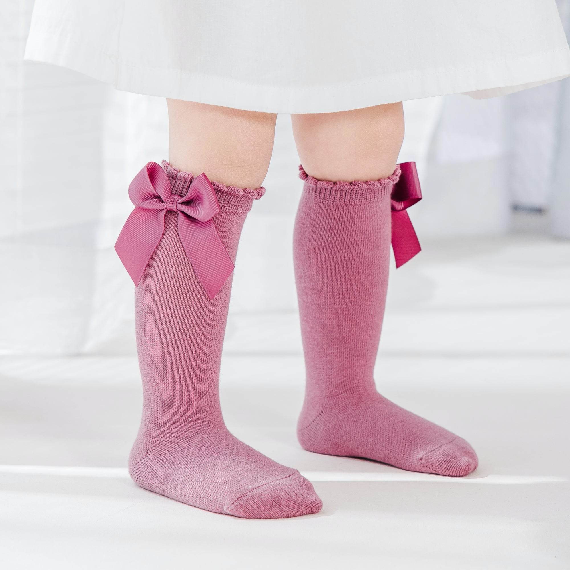 Babies The Grand Bow Knee-Highs-3 pack - Weavasocks