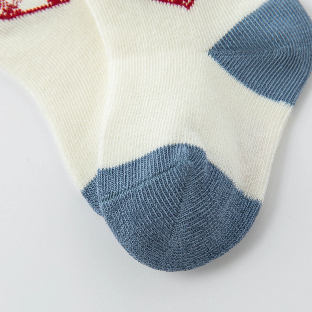 Baby’s Blue Plaid & Red Heart Love Socks 4-Pack