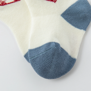 Baby’s Blue Plaid & Red Heart Love Socks 4-Pack