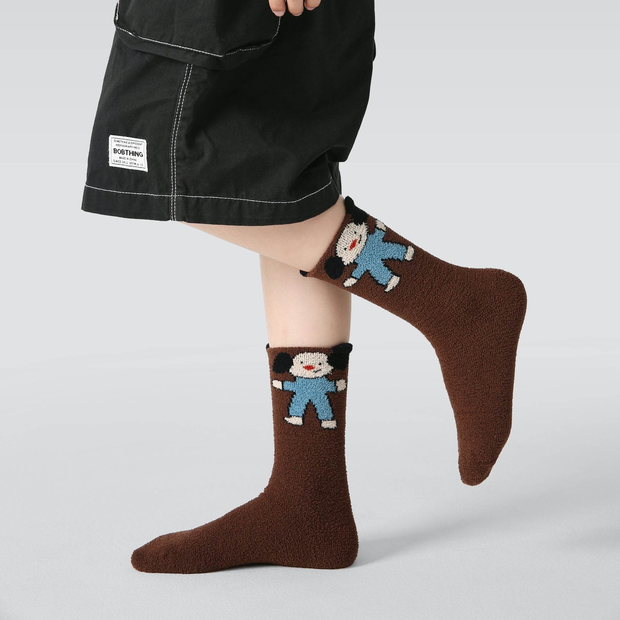 Kid's The Retro Toon Crew-4 pack - Weavasocks