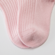 Baby’s Candy Pastel Solid Ribbed Socks 3-Pack