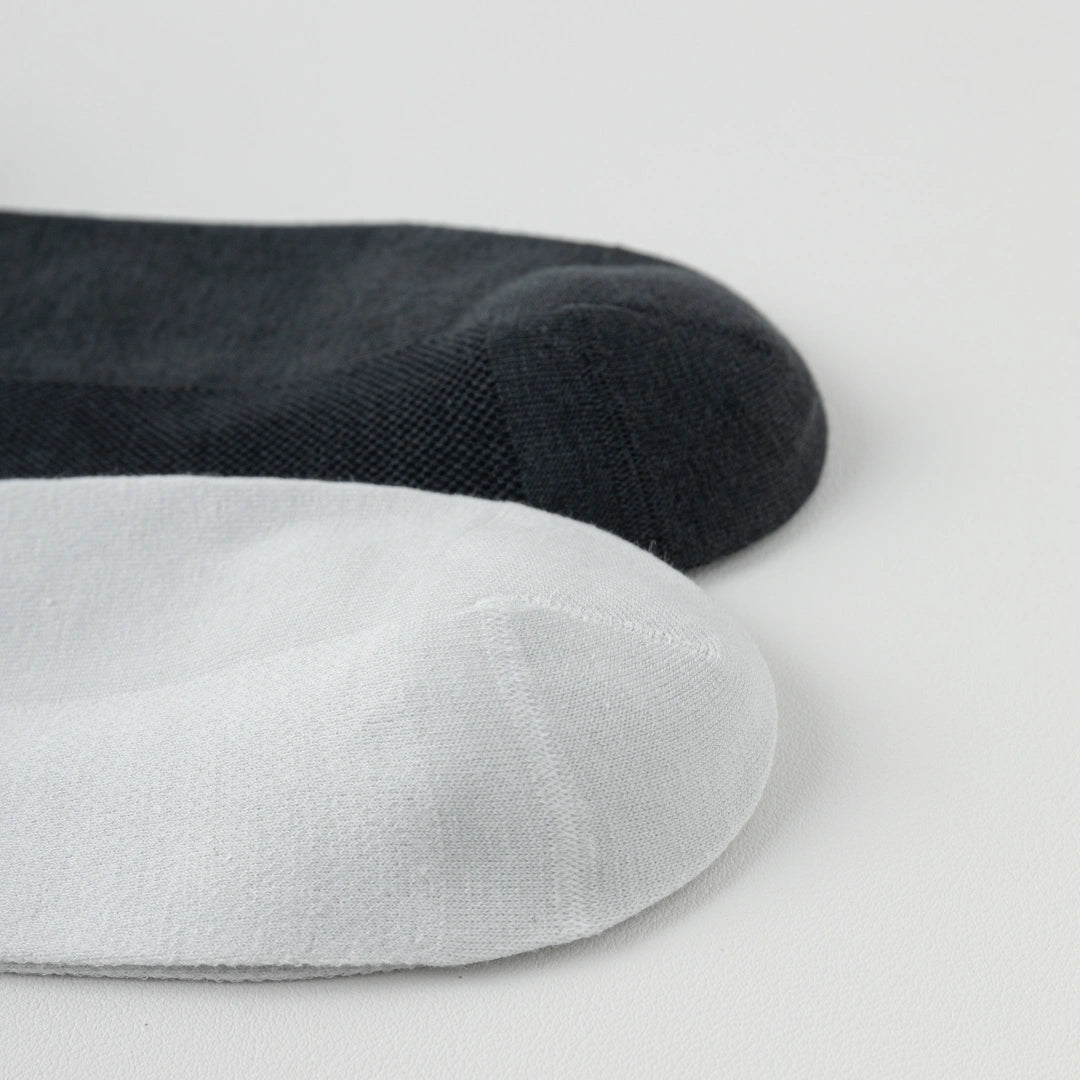 Men's 99% Supima® Cotton Ultra-Soft Mesh Crew Socks - product photo showing breathable mesh comfort