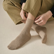 Men's Classic Ribbed Cotton Socks