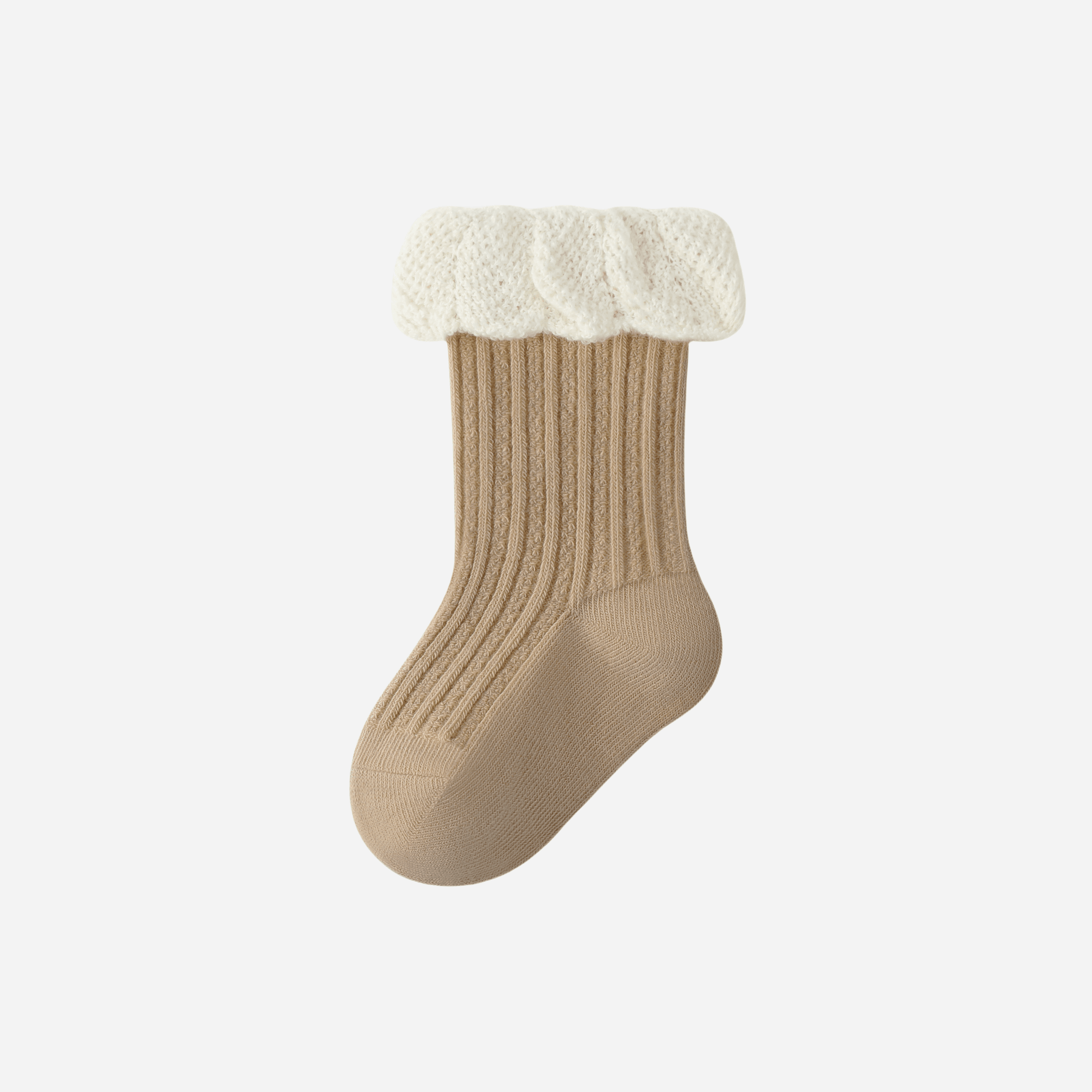 Babies Scalloped Cuff Socks-3 Pack - Weavasocks