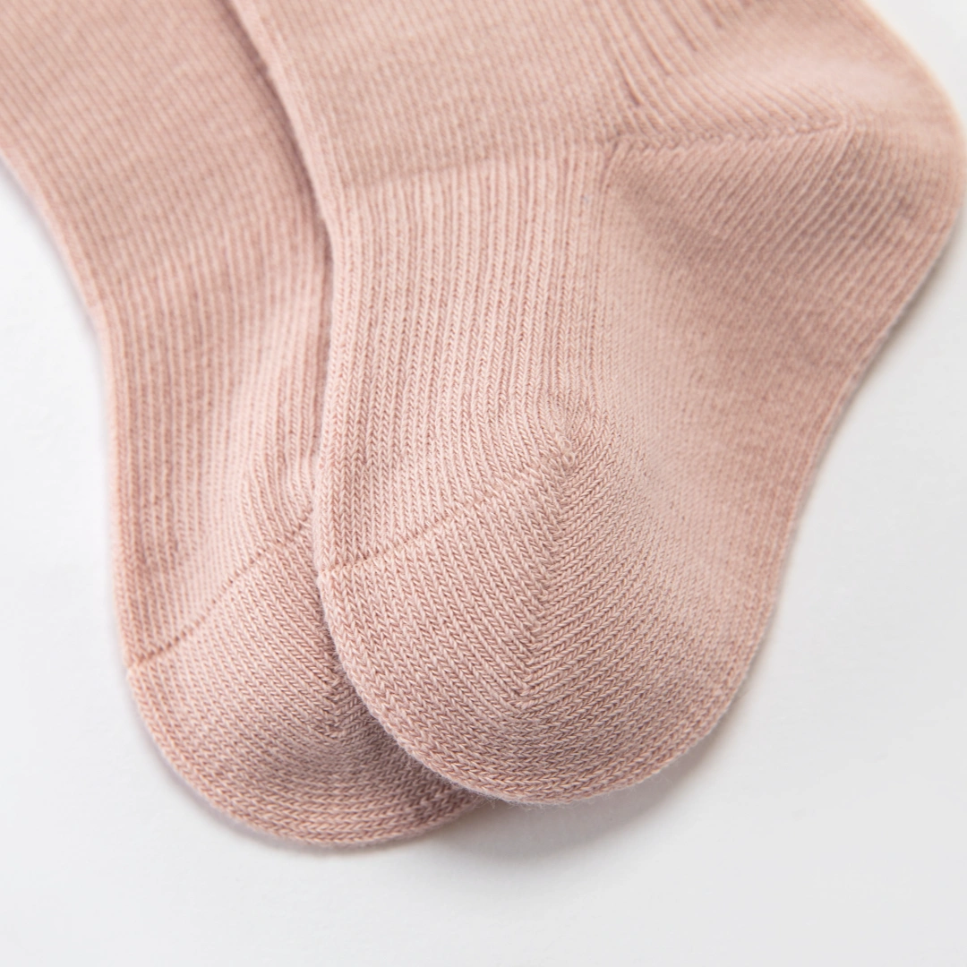 Baby’s Minimalist Line Art Ribbed Socks 4-Pack